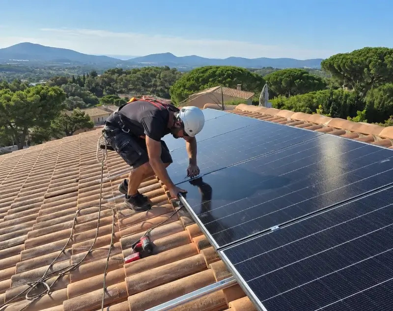 Installateur panneaux solaires Mandagout — pose photovoltaïque sur toiture