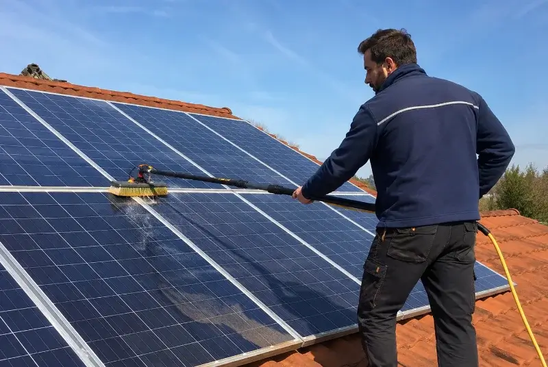 Nettoyage et entretien de panneaux solaires à Mandagout