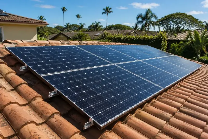 Installation de panneaux solaires à Mandagout